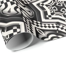 Geschenkpapier | Retro Mod Schachbrettmuster