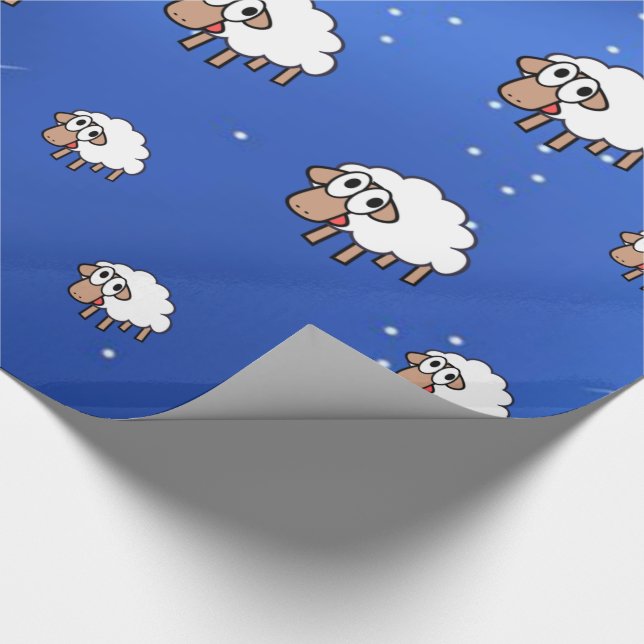 Geschenkpapier Schafe (Ecke)