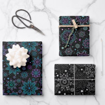 Geschenkpapier "Schneeflocken"