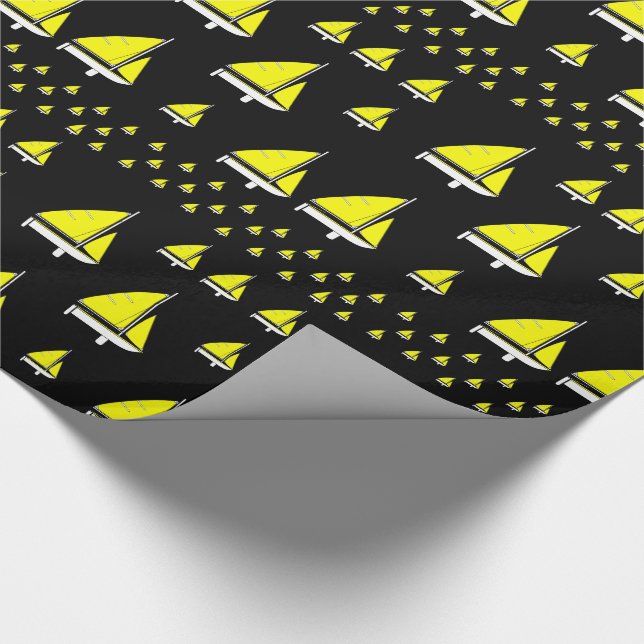 Geschenkpapier Segelboote (Ecke)