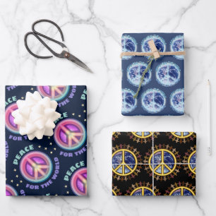 ☮ GESCHENKPAPIER SET