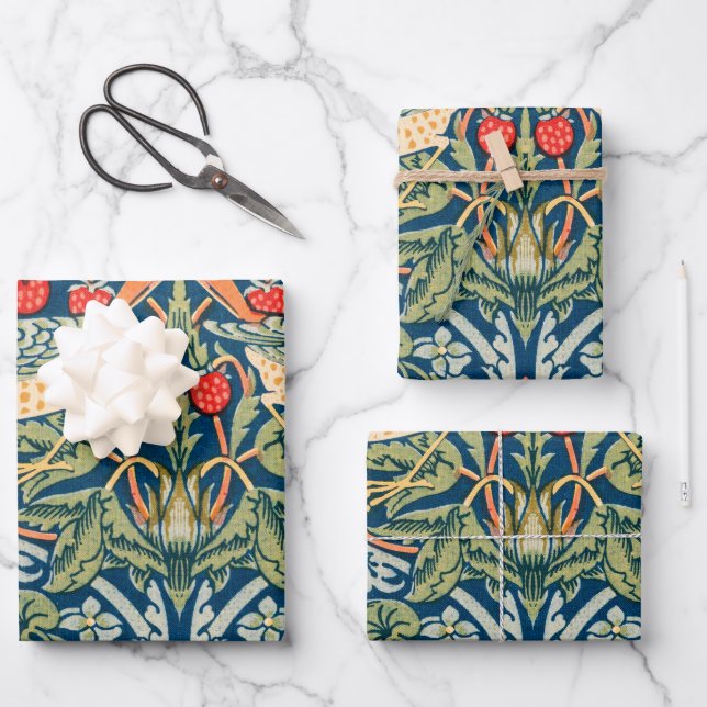 Geschenkpapier-Set mit 3 flachen Bögen Geschenkpapier Set (Vorderseite)