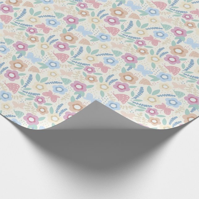 Geschenkpapier 'Spaziergang in den Gärten' (Ecke)