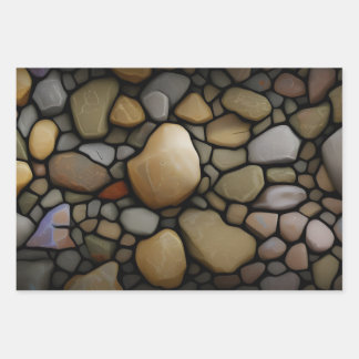 Geschenkpapier - Steine