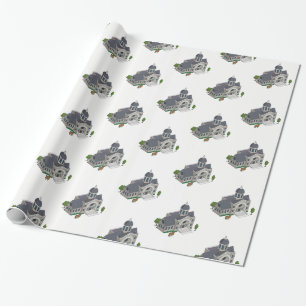 Geschenkpapier Tempel