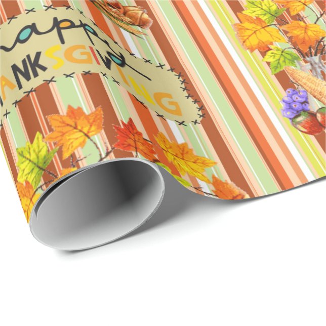 Geschenkpapier Thanksgiving (Rolleneckpunkt)