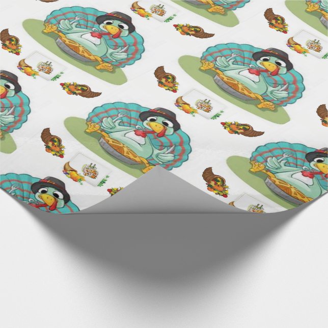 Geschenkpapier Thanksgiving (Ecke)
