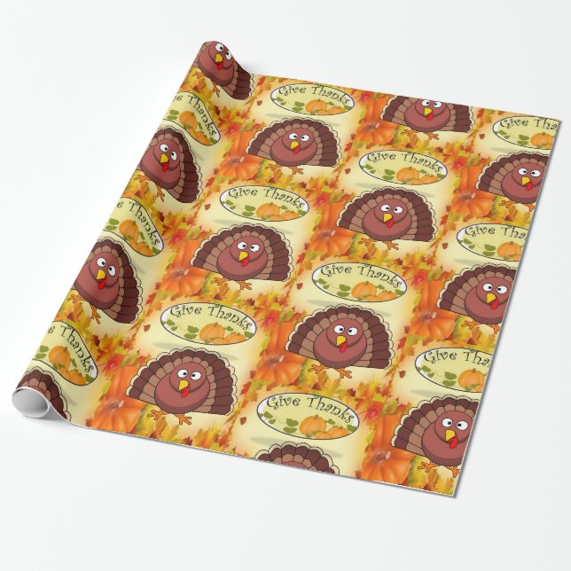 Geschenkpapier Thanksgiving (Ungerollt)