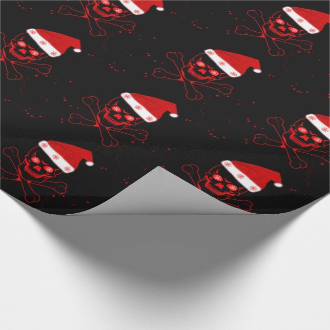Geschenkpapier/Totenköpfe Geschenkpapier (Ecke)