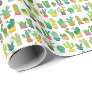 Geschenkpapier - Viele Kakteen