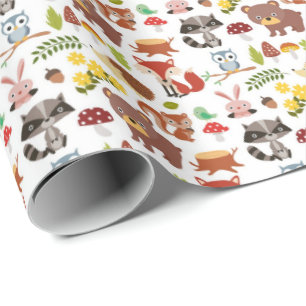 Geschenkpapier - Waldtiere