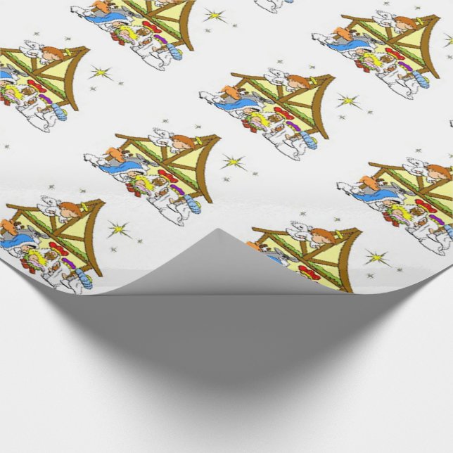 Geschenkpapier/Weihnachtsgeschichte Geschenkpapier (Ecke)