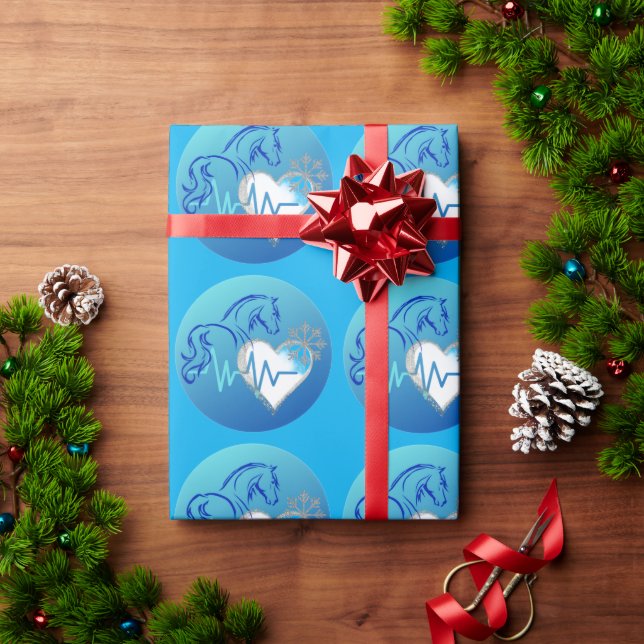 Geschenkpapier Winter Logo (Feiertagsgeschenk)