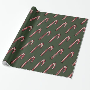 Geschenkpapier, Zuckerstange Geschenkpapier