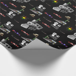 Geschenkpapier Züge