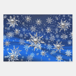 Geschenkpapier zum Umschlag von Schädel und Schnee Set