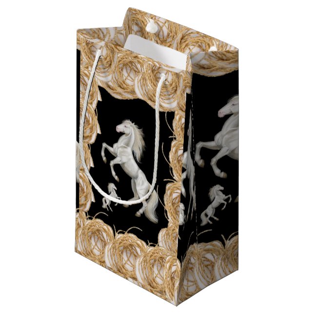 Geschenkpferd Kleine Geschenktüte (Vorderseite Schrägansicht)