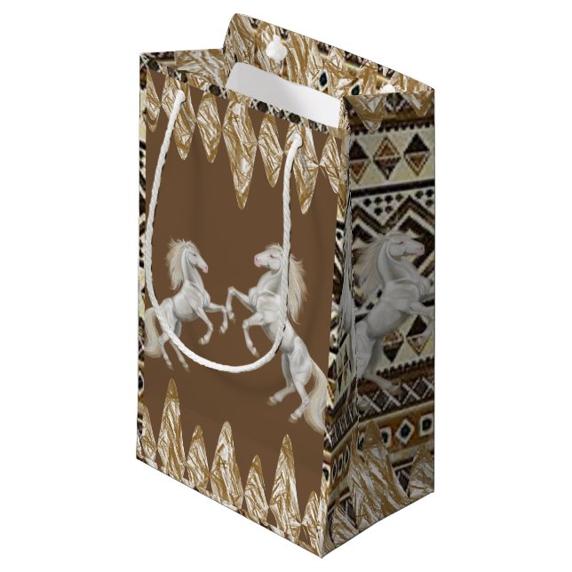 Geschenkpferd Kleine Geschenktüte (Vorderseite Schrägansicht)