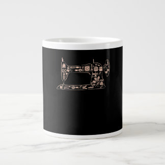 Geschenkquilter und Schneider, die das Nähen von G Jumbo-Tasse