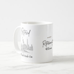 Geschenkrise für Reisende zum Ruhestand Kaffeetasse