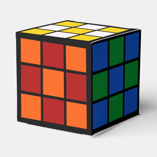 Geschenkschachtel Bunte Quadrate Vario C (Rückseite)