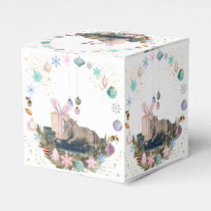 Geschenkschachtel- mit Pferde Bild Geschenkschachtel