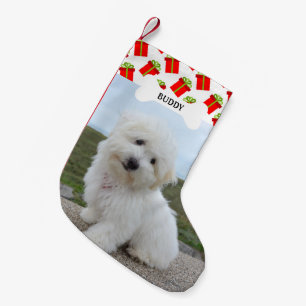 Geschenkschachteln Muster Hund Knochen Haustier Fo Kleiner Weihnachtsstrumpf