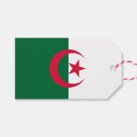 Geschenktafel mit der Flagge Algeriens