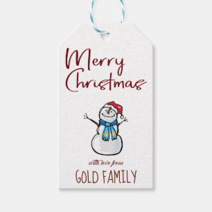 Geschenktafel Niedliche Doodle Clip Art Design Geschenkanhänger