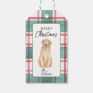 Geschenktafel Watercolor Hund Geschenkanhänger