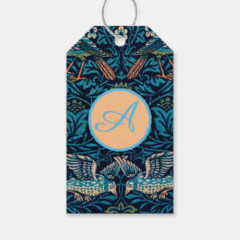 Geschenktag Custom Initial WILLIAM MORRIS Geschenkanhänger