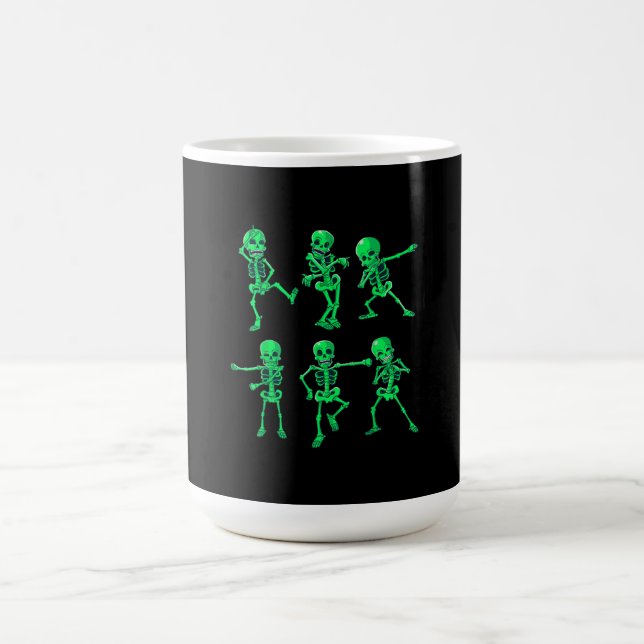 Geschenktanz| Halloween Dancing Skeletts Tanzgesch Kaffeetasse (Mittel)