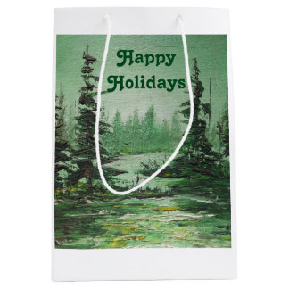 Geschenktasche Ann Hayes Ölgemälde Grünwald Mittlere Geschenktüte