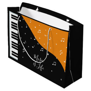 Geschenktasche des kundenspezifischen Textes der Große Geschenktüte
