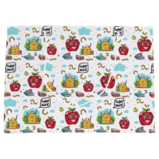 Geschenktasche für Creative School Große Geschenktüte (Vorderseite)