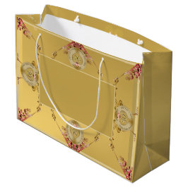 Geschenktasche für das 50. oder 1. Hochzeitstag Große Geschenktüte