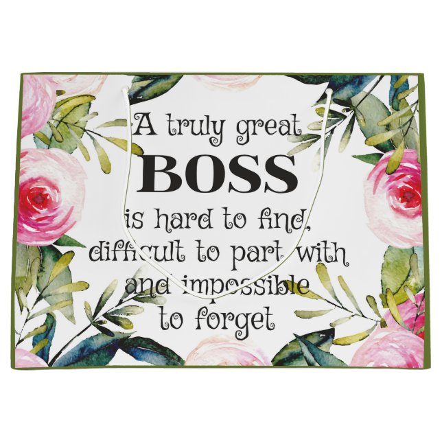 Geschenktasche für das Büro des Boss Christmas Hau Große Geschenktüte (Vorderseite)