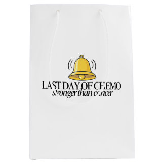 Geschenktasche für den letzten Tag der Chemotherap Mittlere Geschenktüte