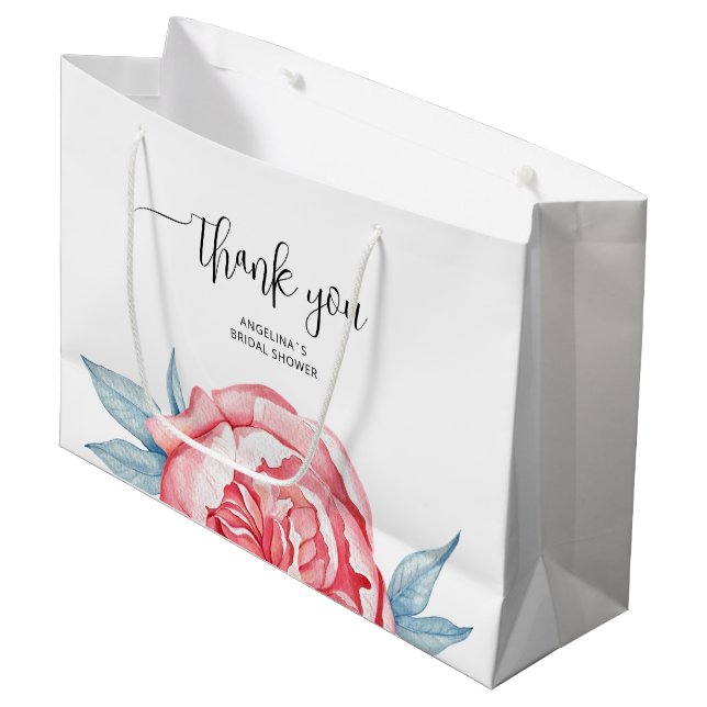 Geschenktasche für ein Brautparty Große Geschenktüte (Vorderseite Schrägansicht)