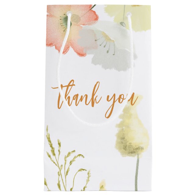 Geschenktasche für Elegante Field-Blume Gastgesche Kleine Geschenktüte (Vorderseite)