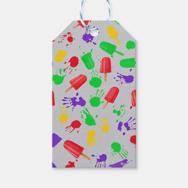 Geschenktasche für gefrorene Freunde Geschenkanhänger (Vorderseite)