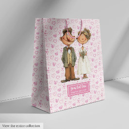 Geschenktasche für Hochzeitsfeiern Mittlere Geschenktüte