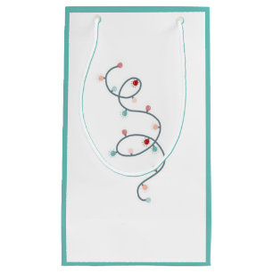 Geschenktasche für Lichterkette (SeaFoam Grün) Kleine Geschenktüte