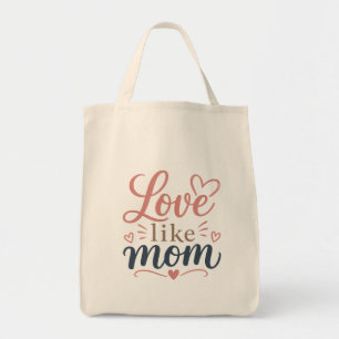 Geschenktasche für Mama - Liebe wie Mama zum Mutte Tragetasche