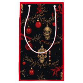 Geschenktasche für Skull-Ornament (rot) Kleine Geschenktüte