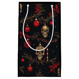 Geschenktasche für Skull-Ornament (schwarz) Kleine Geschenktüte