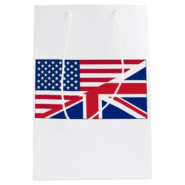 Geschenktasche für US-amerikanische und britische  Mittlere Geschenktüte (Vorderseite)
