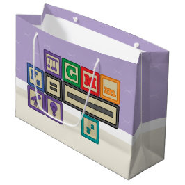 Geschenktasche für zukünftige Physiker Große Geschenktüte