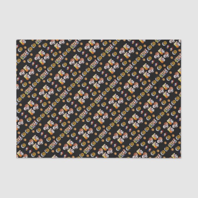 Geschenktasche Fußball Sport Seidenpapier (Vorderseite)