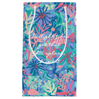 Geschenktasche in stilvoller Grafik Kleine Geschenktüte